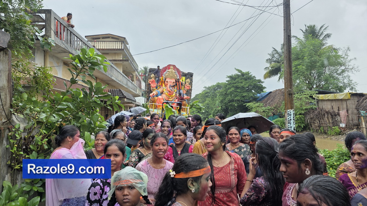 Razole Taluka Ganesh Nimajjanam